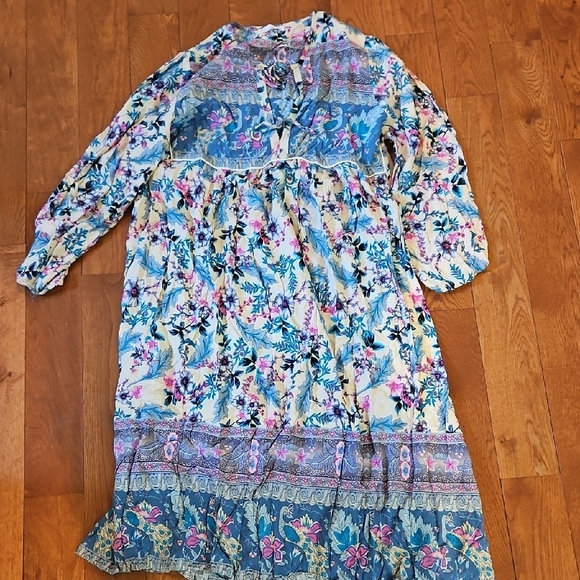 Woman's Floral Boho Dress - Picture 1 of 5